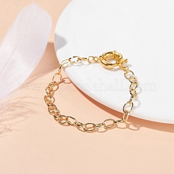 Bracelet chaînes de câbles en laiton pour hommes femmes&nbsp;BJEW-JB07252