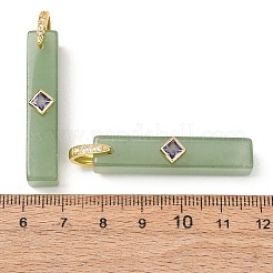 Pendenti avventurina verde naturale&nbsp;GG-CBA51ED-01G-02