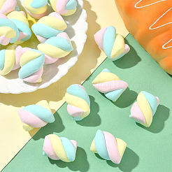 18 Stück künstliches Marshmallow-Modell aus Kunstharz&nbsp;DIY-SC0030-89