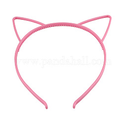 Niedliche Katzenohr-Plastikhaarbänder, Haar-Accessoires für Mädchen, rosa, 165x145x6 mm