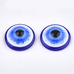 Ремесло смола кукла глаза, Чучела игрушечных глаз, синие, 11.5~12x4 мм