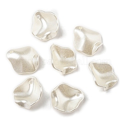 Ciondoli in imitazione di perle in abs, twist, twist, 16x15x5mm, Foro: 1.4 mm
