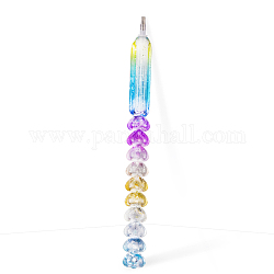 Penna per raccoglitori di strass in plastica per nail art, punta la penna di strumento di arte del chiodo di arte, colorato, 160x10mm