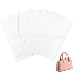 Translucent Plastic Bag Bottom Shaper, Rectangle, WhiteSmoke, 26x13x0.1cm