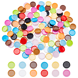 Craspire 120 шт. 12 цвета абс пластиковое кольцо с вкладышами круглые связующие диски, кольцо для переплета блокнота с грибовидным отверстием, расширительные диски для добавления дополнительных страниц, заметки или иллюстрации, разноцветные, 19x5.5 мм, внутренний диаметр: 15.5 мм, 10 шт / цвет