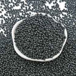 Круглые бусины toho, японский бисер, (81) металлический гематит, 8/0, 3 мм, отверстие : 1 мм, Около 10000 шт / фунт
