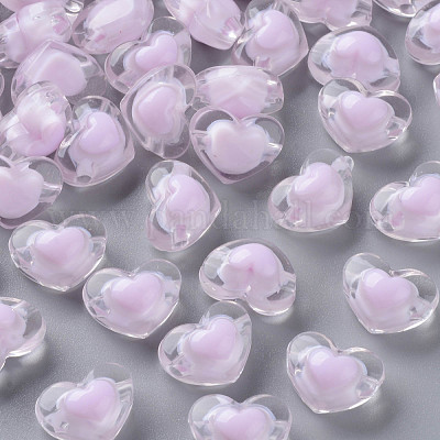 Perles en acrylique transparente&nbsp;TACR-S152-08A-09-1
