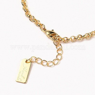Figaro-Kettenarmbänder aus Messing&nbsp;LS-BJEW-H537-01G-1