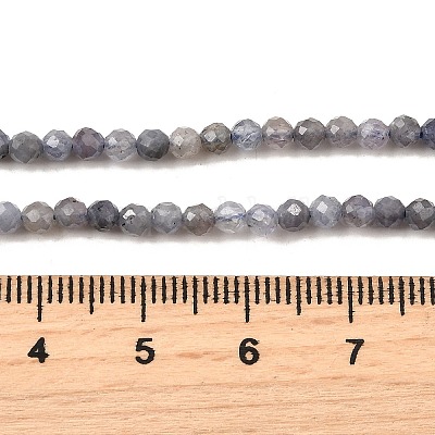 Natürliche Tansanitblau Perlen Stränge&nbsp;G-S387-A01-3mm-1