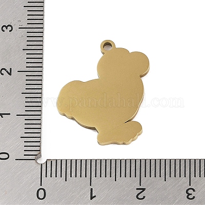 201 pendentifs en acier inoxydable&nbsp;STAS-C095-27G-1