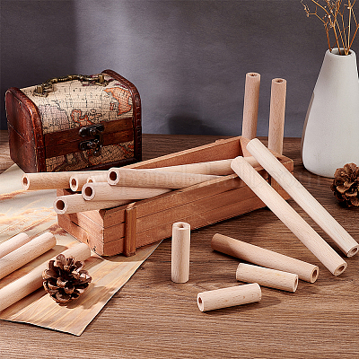 Wholesale OLYCRAFT 38pcs Hollow Wooden Rods 5/10/15/20cm Beech Wooden Dowel  Rods Unfinished Natural Wood Craft Dowel Rods Hardwood Sticks for DIY  Projects Crafting Grain Baskets Making - Hole 8mm 