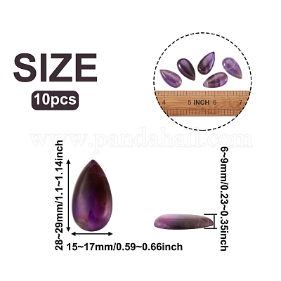 Natürlichen Amethyst Cabochons&nbsp;G-N326-72C-1