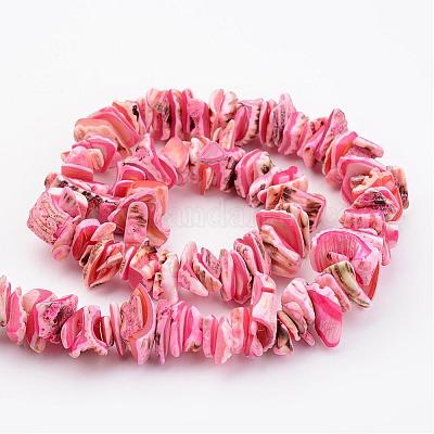 Conchiglia naturale fili di perle&nbsp;BSHE-P010-10-1