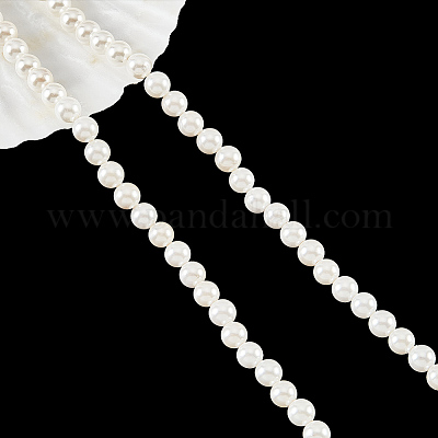 Fili di perline con guiscio&nbsp;SHEL-WH0001-009A-1