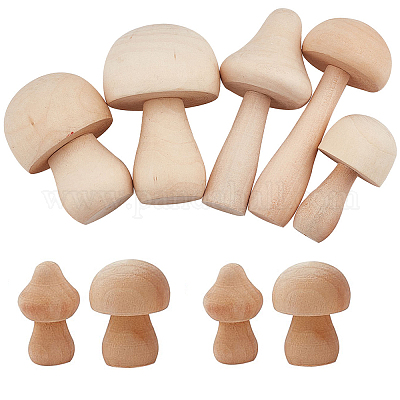 Wooden Mushrooms - Set/2