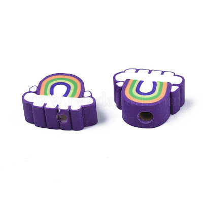 Perline polimero argilla fatto a mano&nbsp;CLAY-T012-31A-1