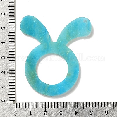 Pendentifs porte-clés en acrylique&nbsp;SACR-S608-04H-01-1