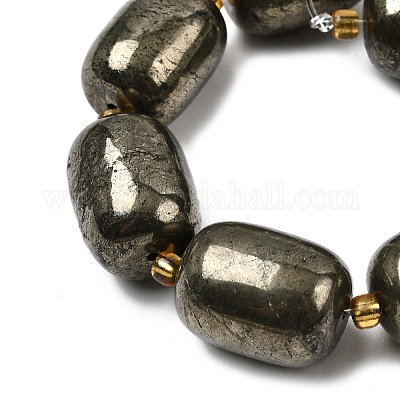 Natürliche Pyrit Perlen Stränge&nbsp;G-Z131-D01-01-1