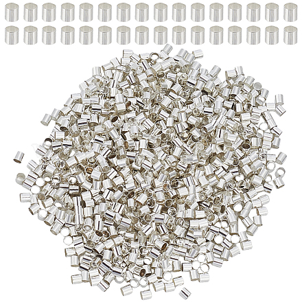 1000 Stück Messing-Crimpperlen&nbsp;KK-PA0001-11-1