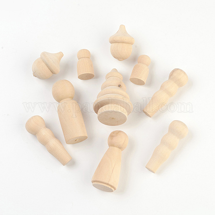Persone creative di legno giocattolo WOOD-L007-02-1