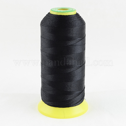 ポリエステル縫糸  ブラック  0.7mm  約370m /ロール WCOR-R001-0.7mm-07-1