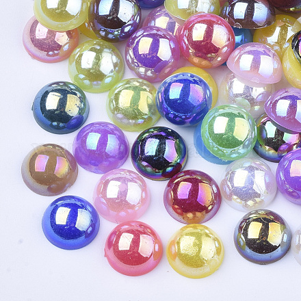 Abs cabujones de perlas de imitación OACR-Q176-12mm-M-1