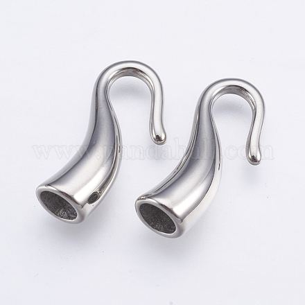 304 Stainless Steel Hook
 Clasps STAS-E428-01P-1