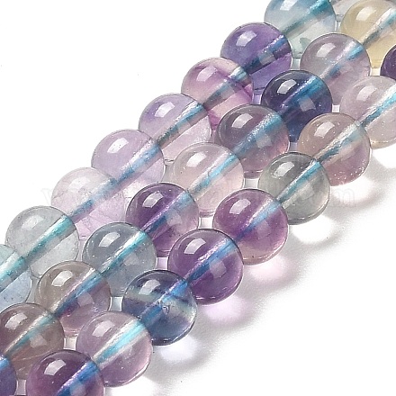 Chapelets de perles en fluorite naturel G-K345-B02-01-1