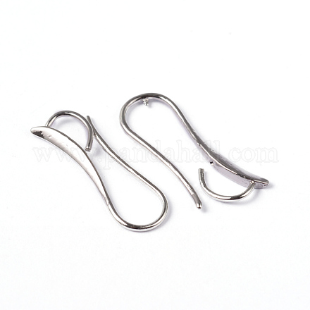 Brass Earring Hook KK-C1277-1
