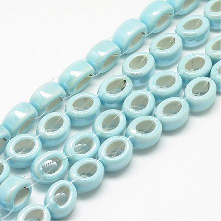 Perles en porcelaine manuelles PORC-Q239-A16-1