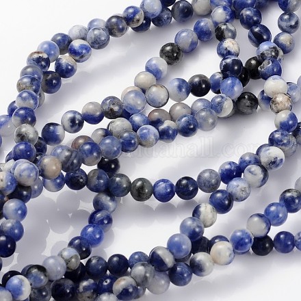 Chapelets de perles en sodalite naturelle GSR4mmC013-1