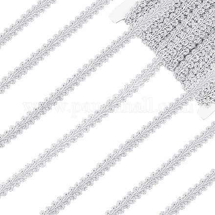 Bordure en dentelle polyester tressée scintillante OCOR-WH0079-24B-1