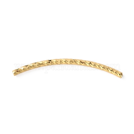 Ottone curvo tubo di perline&nbsp;FIND-WH0110-155A-1