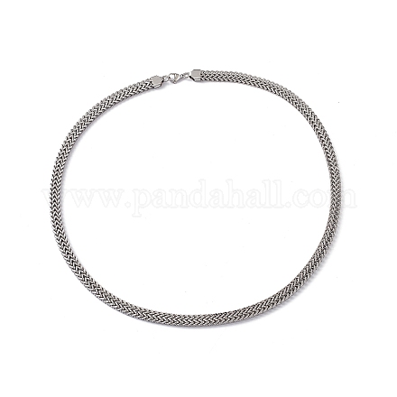 304 collar de cadena de serpiente de acero inoxidable con cierres de pinza de langosta para hombres y mujeres STAS-K249-02C-P-1
