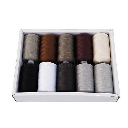 10 Farben Polyester-Nähgarn PW-WG34EA6-05-1