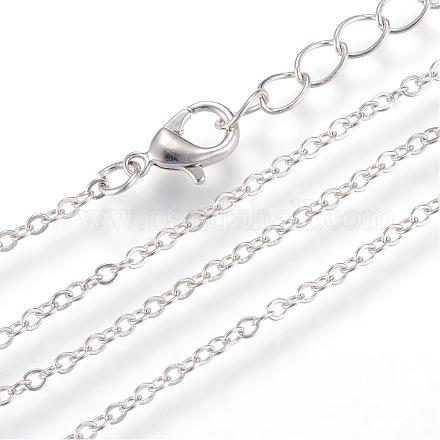 Eisenkabelketten Halskette machen MAK-R016-50cm-P-1