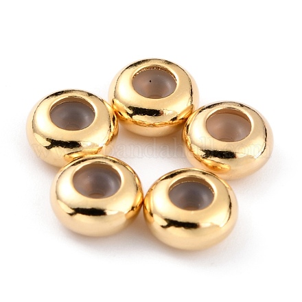 Brass Beads KK-O133-207C-G-1