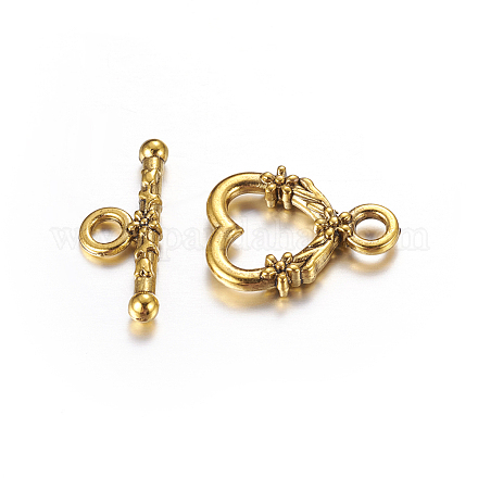 Tibetan Style Alloy Toggle Clasps X-GLF1086Y-NF-1
