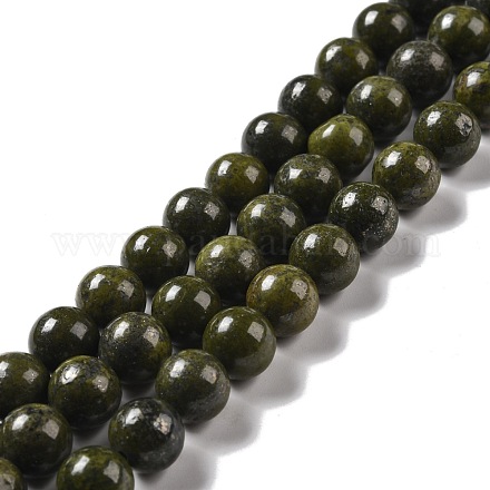 Brins de perles d'épidote naturelles G-D465-01B-1