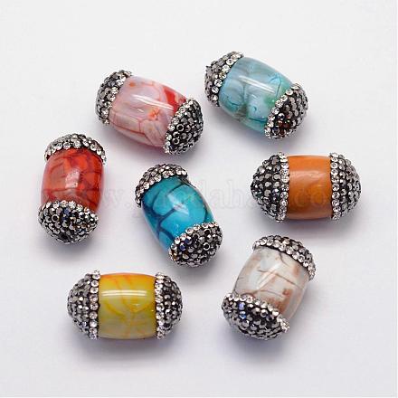 Natural Agate Beads G-P206-22-1
