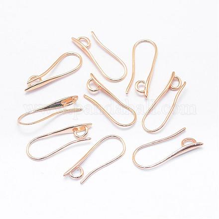 Rack Plating Brass Earring Hooks KK-E672-102KCG-1