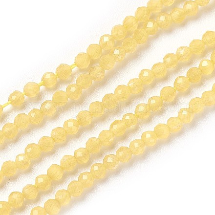 Chapelets de perles en verre imitation jade GLAA-F094-C11-1