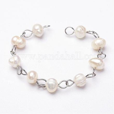 Chaînes de perles à la main perle AJEW-JB00253-1