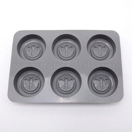 Round Bees Food Grade Silicone Molds DIY-WH0175-30-1