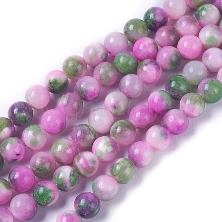 Naturali persiano perle di giada fili G-E531-D-22-1