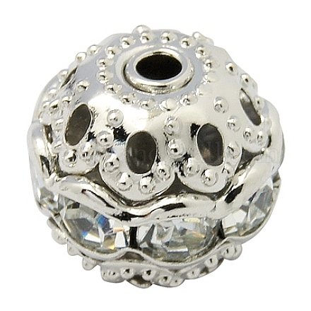 Perline strass in Ottone X-RB-A011-6mm-01P-1