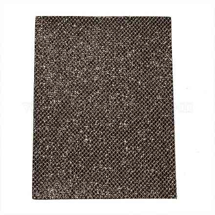 Tissu en cuir PU à paillettes DIY-Z003-A02-1