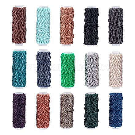 15 rollo de hilos de coser de 15 colores YC-WH0010-02-1