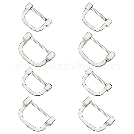 WADORN 8 Pack D-Rings Screw in Shackle FIND-WR0003-22P-1