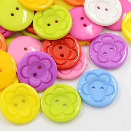 Acrylic Sewing Buttons for Clothes Design BUTT-E083-C-M-1